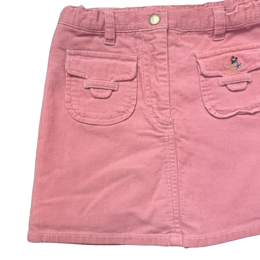 Gymboree Girl's Pink Corduroy Skirt With Undershorts, Size‎ 6